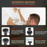 36 inch Ceiling Fan Downrod with Extension Cord,3 FT Downrod for Ceiling Fan,1 inch Outside Diameter,Ceiling Boom Suitable for a Wide Range of Fans (Gold,Not Threaded) Ruiyang