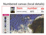 NIHO-JIUMA Diamond Painting Kits Monet's Camille, 5D DIY Full Drill Diamond Art Gift for Adults, Home Decoration (30 X 40 cm / 12 X 16 inches) NIHO-JIUMA