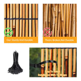 Bamboo Screen Fencing Natural Reedhead Rolls 3x5ft 4x10ft 5x20ft 6x16.4ft Outdoor Fence Rolls Easy to Install for Garden Balcony Outdoor Patio Backyard Divider Decorative ZGDXPLA