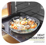 4 Packs Glass Pie Plates, MCIRCO Deep Pie Pans Set (7"/8"/9"/10"), Pie Baking Dishes with Handles for Baking and Serving, Clear M MCIRCO