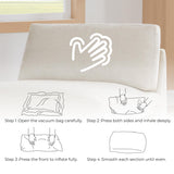 CHITA Super Large Luxury 3 Seat Sectional Modular Sofa, Down Filled Modern Sofa, Deep Seat Comfty Cloud Couch, 118 inch Width, 3 Seat Couch, Solid Wood Leg, Linen CHITA