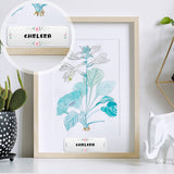 12 Pieces Sublimation Name Plate Blank Aluminum Name Card Personalized Custom Name Plate Blank Metal Name Tag Label with 12 Pieces Adhesive Backing for Men Women Boys Girls Wife Husband Outus