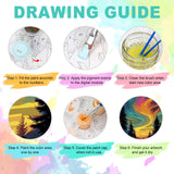 Paint by Numbers Kit for Adults - Aurora Adult Paint by Number Kits on Canvas for Beginner, Starry Night DIY Acrylic Oil Number Painting for Adults, Perfect for Home Decor Gift 16x20 Inch GEEHEIY