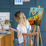 ESRICH Canvas Boards for Painting 20 Multi Pack Paint Canvas Panels 11x14, 9x12, 8x10, 6x6, 5x7, 4x4 Blank Canvases for Painting-Cotton Primed Painting Canvas for Acrylic, Oil, Gouache & Tempera ESRICH