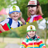 12 Pack Trucker Hat for Kids Summer Polyester Mesh Cap Adjustable Sublimation Blank Hats Baseball Caps for Outdoor (Multi Color) Handepo