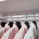 ModMakers 74" H 3 Doors 3 Drawers White Wooden Wardrobe Armoire Closet Modern Freestanding Bedroom Armoire Organizer Clothes Cabinet for Bathrooms Clothes Shoes Storage with Hanging Rod ModMakers