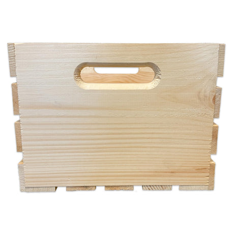 Wilson Wood Unfinished Cube Pine Crate for Storage and Decoration at Home, Office, Kitchen, Bedroom, and Retail (12.5"x12.5"x9.25") (Set of 2) Wilson