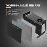 3mirrors Center Console Safe Gun Safe Box with Springs Hinge Compatible with 2021-2024 Ford F150, 2022-2023 F150 Lightning 3mirrors