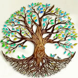 Tree Diamond Painting Kits for Adults,5D Tree of Life Diamond Art Kits,DIY Round Full Diamond Dots Painting and Craft for Home Wall Decoration 13.8×13.8 Inch GEMFAMILY