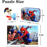 NEILDEN Jigsaw Puzzles 60 Pieces Puzzles for Kids Ages 4-8 Learning Educational Toy Puzzles for Children Girls and Boys Packed in Tin Box (PT-ZHIZHUXIA) WoodArtSupply