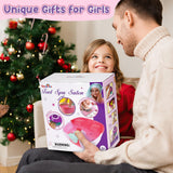 Kids Foot Spa & Nail Kit - Kids Spa Day Kit for Girls with Mask Foot Bath and Nail Dryer - Manicures Pedicure Toy Kit Nail Art Salon Girl Stuff - Christmas Birthday Gifts for 6 7 8 9 10-12 Year Old Dreamon