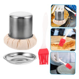 Garneck 1 Set Cuticle Oil Oil Spread for Kitchen Oilcan Oil Spread Tool Abs Metal Garneck