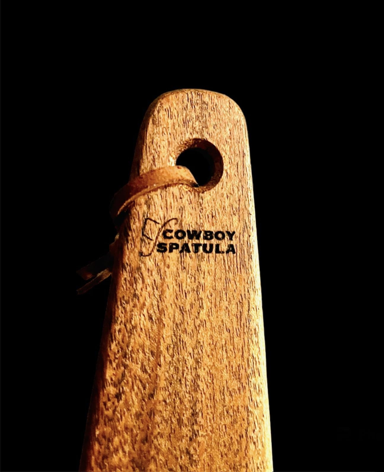 COWBOY SPATULA Mesquite Wood Spatula - Original Handmade in Texas Made in USA For Non stick Frying Pan, Cast Iron Skillet, griddle, baking, stainless steel (Original - Plain - No personalization)