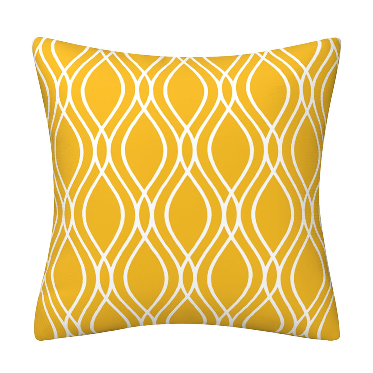 Drmstow Yellow Pillow Covers 18x18 Set of 4 Modern Decorative Geometric Outdoor Sofa Throw Pillow Cushion Covers Case for Couch Living Room Bedroom Patio Furniture Indoors Home Decor Drmstow