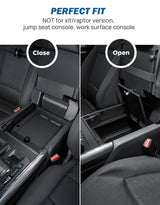 JOYTUTUS Center Console Safe Lock Box Compatible with 2021-2025 F150 Center Console Gun Safe Armrest Lockbox with 3 Digit Combo Code Lock F150 Accessories JOYTUTUS