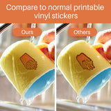 HTVRONT Sublimation Sticker Paper - 20 Pcs Glossy White Waterproof Sublimation Stickers HTVRONT