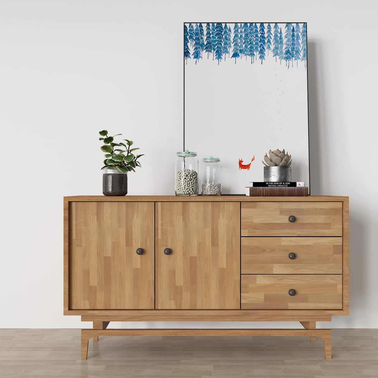 CRE8TIVE Wide 24"x354" Brown Butcher Block Contact Paper for Countertops Waterproof Self Adhesive Wood Peel and Stick Wallpaper Shiplap Wood Panel Look Removable Wallpaper for Bedroom Bathroom Walls CRE8TIVE