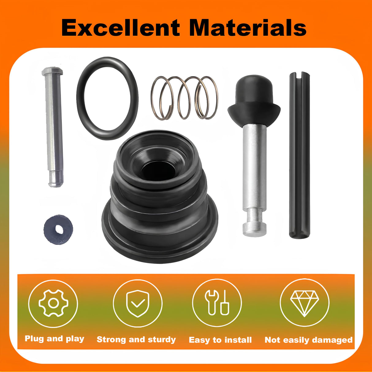 Phyxlyn F350S Rebuild Kit 219224 Trigger Valve 402669 Pin Fastens Trigger 402668 Retaining Ring Fit for F350S F350 Framing Nailer Replacement Parts Phyxlyn