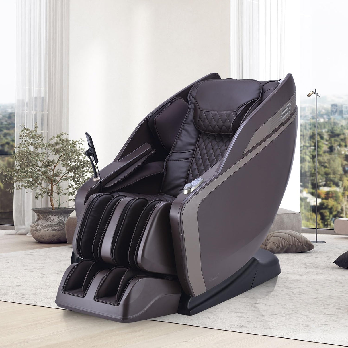 Osaki Ai Monarch LE | Full Body | Sonic Massage | 3D + Massage Mechanism | Body Scan | Hand Reflexology (Brown) Osaki