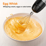 Immersion Blender Handheld 1100W Corded Hand Blender Trigger Variable Speed 3 in 1 Stick Blender with Whisk, Milk Frother Attachments Emulsion Blender Handheld for Soup, Smoothie, Puree BESROY