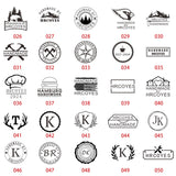 Custom Branding Iron Stamp for Wood and Leather - Personalised Logo Tool by HRCOYES (1.5x1.5 Inch) HRCOYES