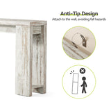 LITTLE TREE 70.9-Inch Entryway Table, Long Narrow Farmhouse Sofa Console Table for Living Room, Hallway LITTLE TREE