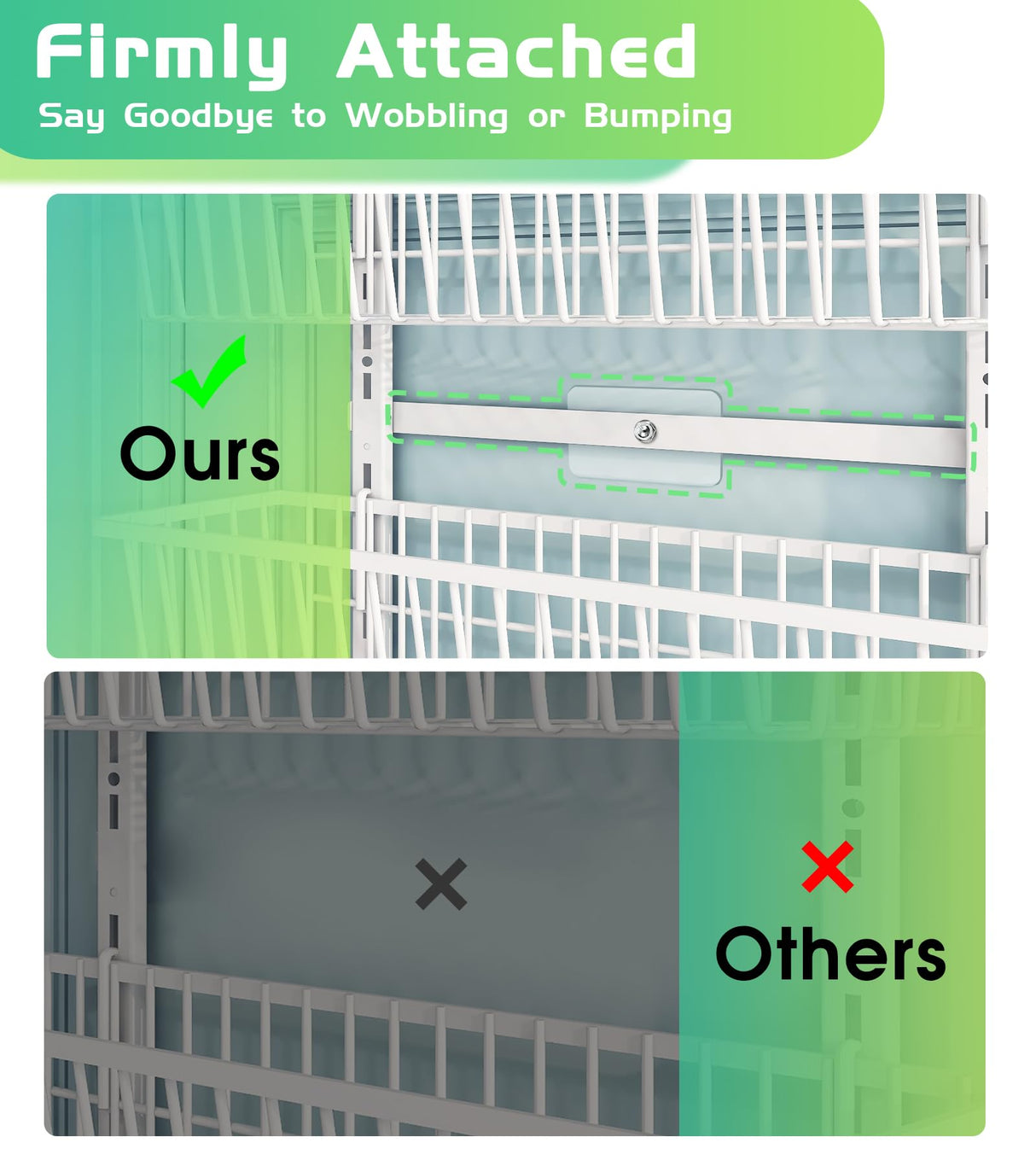 Mefirt White 9-Tier Over The Door Pantry Organizer, Pantry Organization and Storage, Deep Baskets Hanging Heavy-Duty Metal, Wall Spice Rack Seasoning Shelves for Home & Kitchen, Laundry Room Bathroom Mefirt