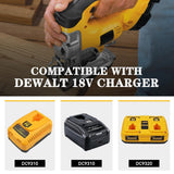 2Pack DC9096 18V 4.8Ah Replacement for Dewalt Battery Compatible with Dewalt 18V Battery DC9098 DC9099 DC970 DW9095 DW9096 DW9098 DW9099 DE9095 DE9096 DE9098 Cordless Power Tools WoodArtSupply