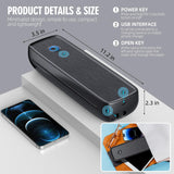 Portable Printer Wireless for Travel，Bluetooth Thermal Printer Support 8.5 X 11in US Letter &Legal, A4&A5 Thermal Paper, Inkless Printer Compatible with iOS, Android & Laptop for Office Car Home Aixiqee