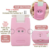 Joyangy 2-Pack Pink Knitting Counter Set, Crochet Stitch Marker, Row Tally, Manual Knit Counting Tool for Craft Yarn, Crocheting Supplies, Portable Needlework Travel Accessories Joyangy