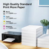 Rohon 952xl Latest Upgrade Compatible Ink Cartridges Combo Pack Replacement for HP 952 XL Use with Officejet Pro 7740 8210 8710 8720 8740 8715 7720 8725 8730 (4 Packs), Black, Cyan, Yellow, Magenta Rohon