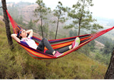 Outdoor Amacas Garden Camping Hammock,Hammock Portable with Carrying Bag for Patio Yard Garden Backyard Porch Travel ﻿ Ovyuzhen