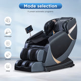 PayLessHere Full Body Shiatsu Massage Chair with Gravity, Air Massage System, Wormwood Therapy, and Bluetooth Speaker, Black PayLessHere