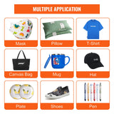 VEVOR 11 in 1 Heat Press Machine 12x15 Inch T Shirt Press Machine 360° Swing Away Digital Multifunction Sublimation Heat Transfer Machine for T-Shirt Hat Cap Mug Plate Pen Shoes VEVOR