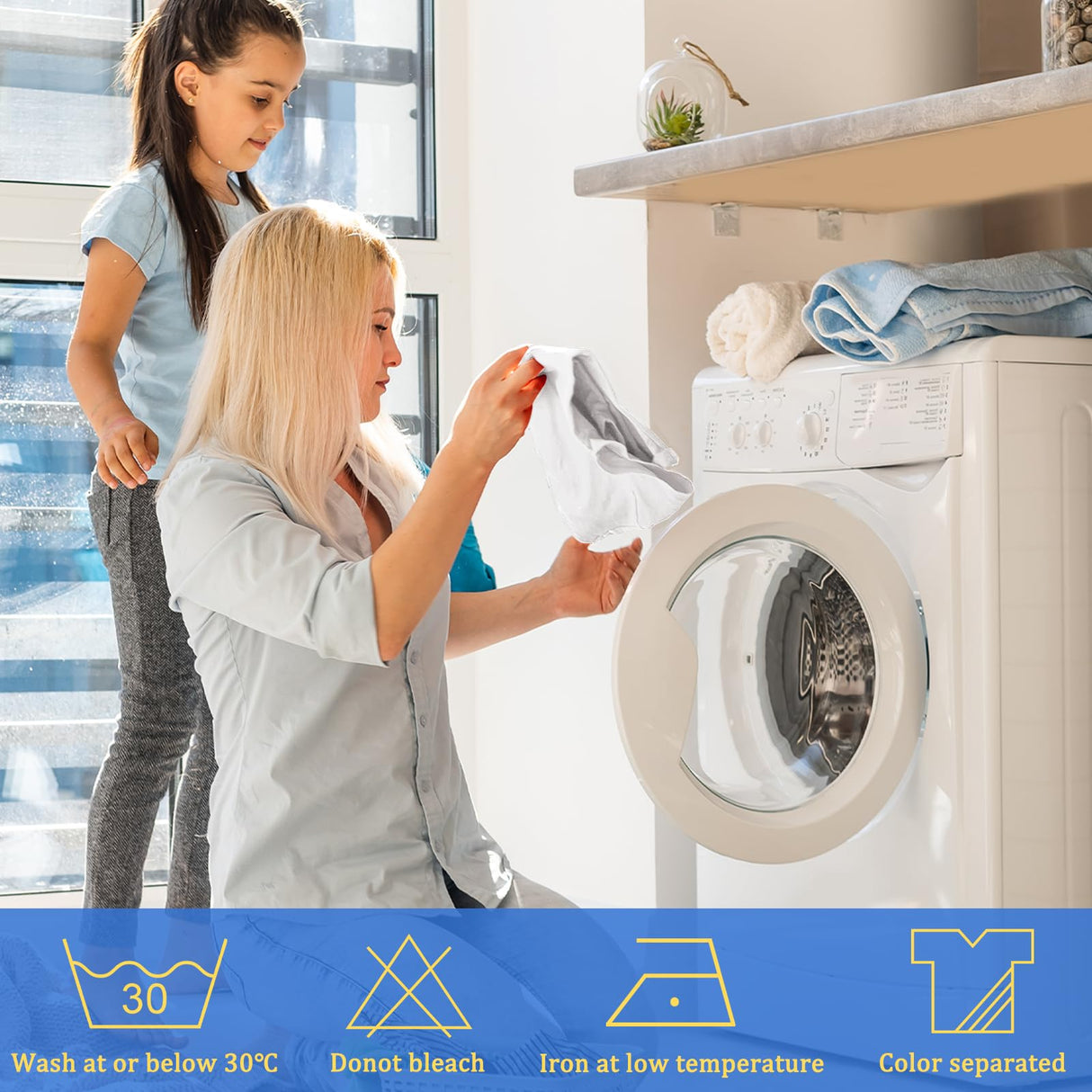 FunChaos 4 Pack Chef Apron, Adjustable Apron with 2 Pockets, Unisex Personalised Apron for Cooking, Kitchen, Restaurant (White) FunChaos