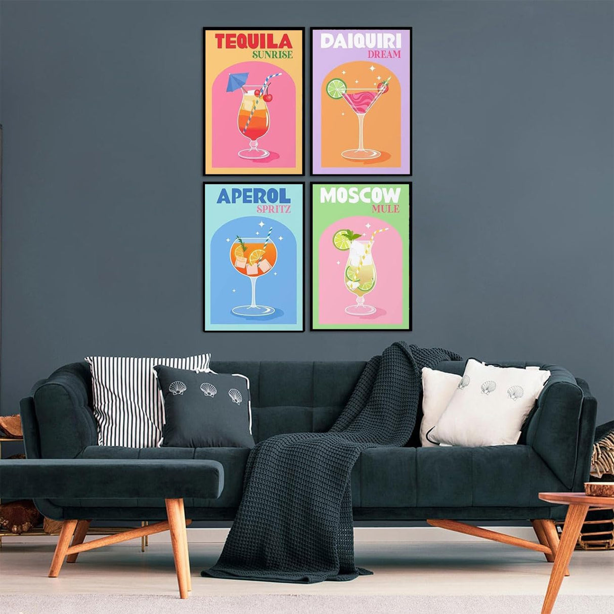 EIBEILI 4 Pack Diamond Painting Kits for Adults, Wine 5D Diamond Art Kits for Beginner DIY Full Drill Diamond Dots Crystal Craft Kits for Home Wall Decor Gifts(4 Pack/12X16 Inch) EIBEILI