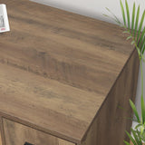 LVB Rustic L Shape Computer Desk with File Cabinet, Reversible Corner L-Shaped Desk with Drawers Storage Shelf, Modern Large Wood L Shaped Work Study Writing Gaming Desk Table for Home Office, 60 in LVB