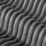 44" Modern Sectional Sofa, Upholstered Corduroy Cloud Couch with Deep Seat, Comfy Boneless Loveseat for Living Room, No Assembly Required, Dark Gray, Right Side SUNG7