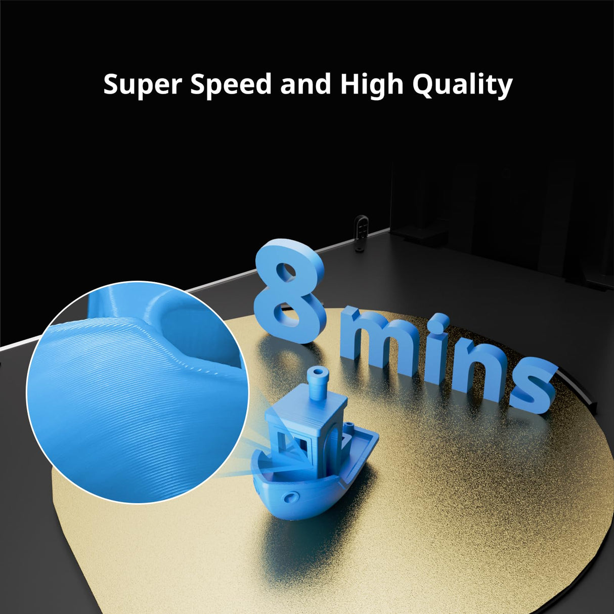 Flsun T1 Pro Delta 3D Printer - New FDM 3D Printer, 1000 mm/s high-Speed Printing, Dual-Gear Strong extruder, one-Button Automatic Leveling, 300°C high-Temperature Nozzle, Al Intelligent Monitoring FLSUN