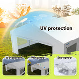 Quictent 20'x30' Heavy Duty Party Tent with Roll-up Ventilated Mesh Windows, Outdoor Event Shelter for Parties Wedding Carports Canopy BBQ Quictent