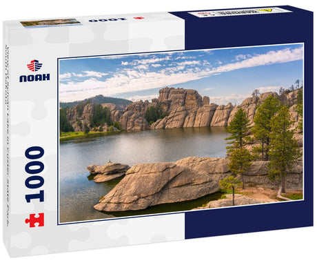 Noah Jigsaw Puzzle View of Sylvan Lake in Custer State Park, South Dakota 1000 Pieces WoodArtSupply