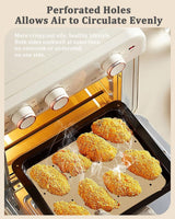 Air Fryer Liners Disposable,Air Fryer Liners Perforated,Rectangular air fryer parchment paper liners For Baking Oven,Accessories For Cuisinart、Foodi、Cosori、Breville Etc.(9x11 Inch 150 Pcs) Indulward