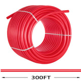 Happybuy Pex Pipe Tubing 1 Inch 300ft Pex Tubing Non-Barrier Radiant Water Plumbing Pipe Pex-B ?1" Non-Barrier/300FT/Red? Happybuy