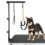 NEECONG Dog Grooming Arm with Clamp, 36” Dog Grooming Table Arm Height Adjustable Two No Sit Haunch Holder Three Section Design Suitable for Medium, Small Dogs, and Cats NEECONG