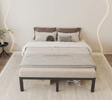 ROIL Heavy Duty 14-Inch King Bed Frame with Wooden Slats and Under-Bed Storage, No Box Spring Needed ROIL