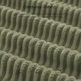 KSTNLUXQ Compression Sofa - 79'' Convertible Sofa Bed, Boneless Couch in a Box, Modular Corduroy Foldable Sleeper Sofa with 2 Pillows, Loveseat Couches for Living Room (Corduroy Fabric, Green) KSTNLUXQ