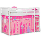 Delta Children Loft Bed Tent Curtain Set for Low Twin, Disney Princess Delta Children