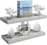 Rustic Sorbus Floating Wall Shelves – 24 x 9 Inch Decorative Storage, 2 Pack for Home, Kitchen, and Bathroom Sorbus