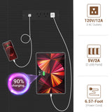 armocity Computer Desk with LED Lights, 48 Inch Reversible Large Desk with Power Outlet and USB, 48'' Gaming PC Table with Moveable Monitor Stand for Home Office, Workstation, Black armocity