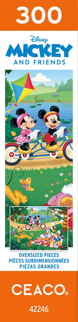 Ceaco - Disney - Mickey & Minnie in The Park - 300 Piece Jigsaw Puzzle Ceaco